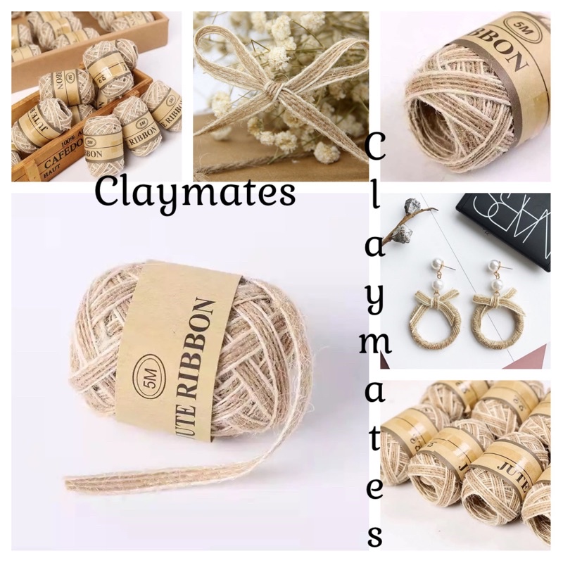 Jute Burlap Cord Rope (5m/roll) | Shopee Philippines