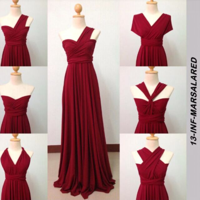 Marsala dress outlet long