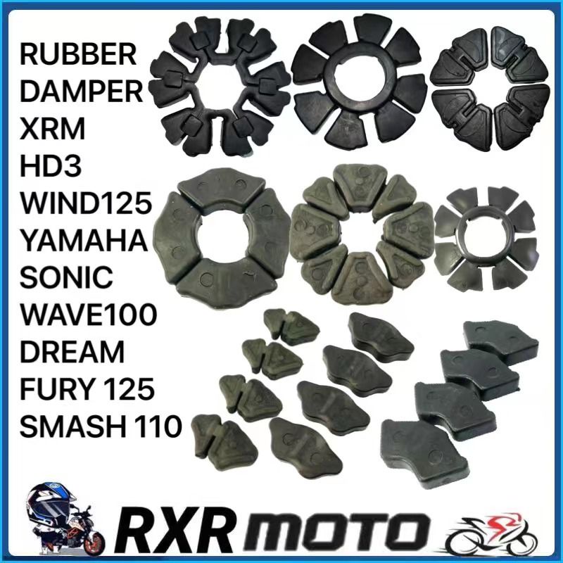 Rubber damper For XRM Sniper Shogun HD3 Bajaj X4 Wind125 YAMAHA Sonic