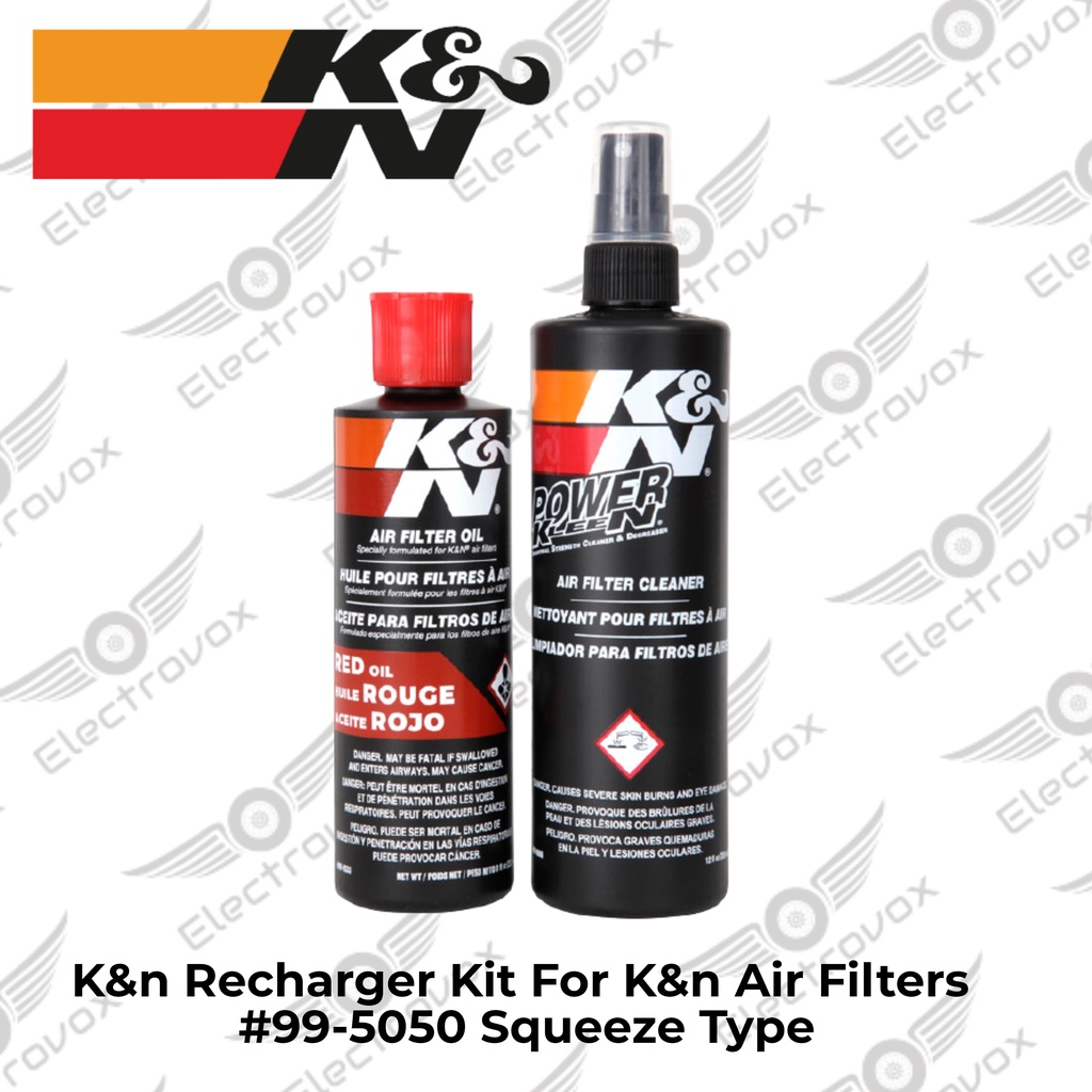 K&N Recharger Kit for K&N Air Filters (Original) (USA) SQUEEZE TYPE or