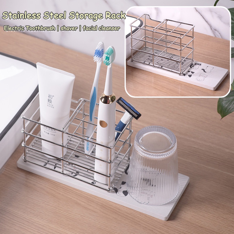 Stainless Steel storage rack Electric toothbrush storage rack ...