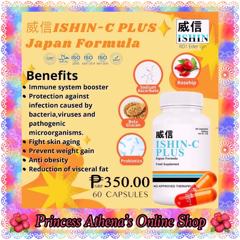ISHIN C PLUS Japan Formula perfect combo for glutathione (COD ...