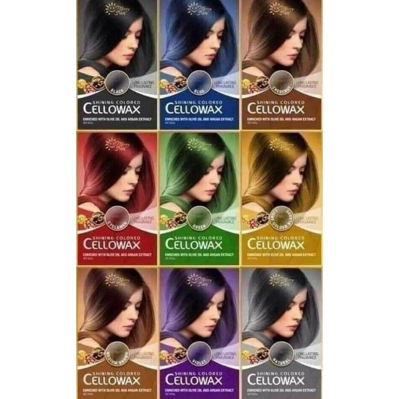 Cellowax Hair Coloring 60ml New packaging Sale | Shopee Philippines