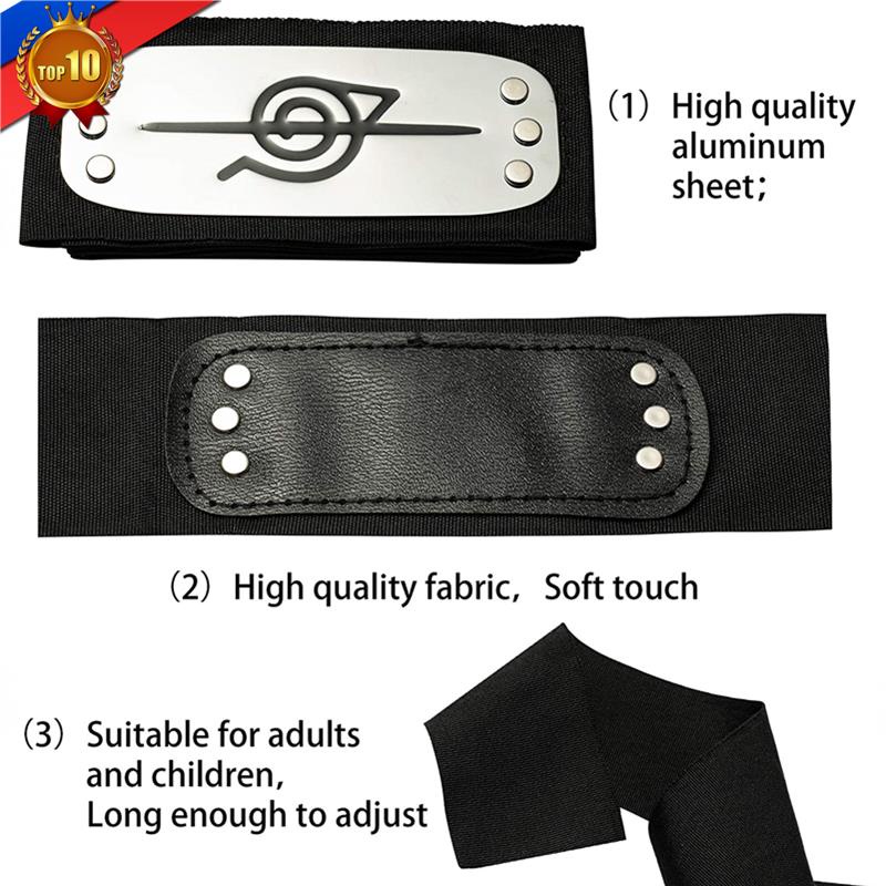 The best☸┋Anime Boruto Accessories Headbands Guard Hokage Ninja Minato