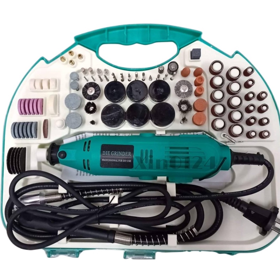 Electric Die Grinder Mini Electric Stone Porting Drill Accessories Set