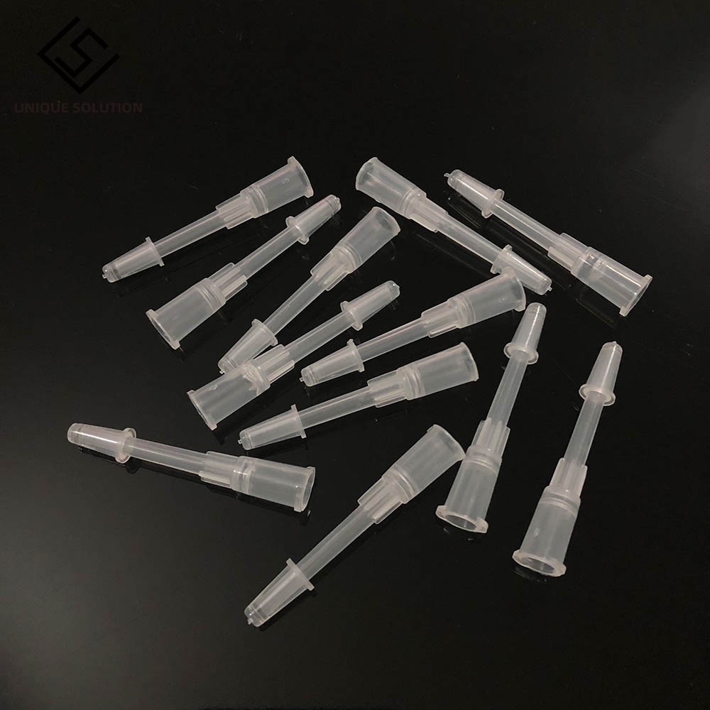 100PCS Luer Lock Syringe Tips Liquid Dispenser Needles Gauge Round Plug ...