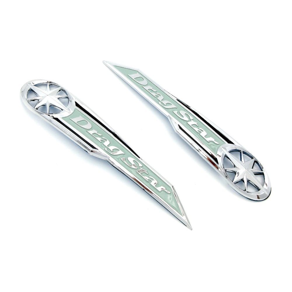 MOTOVIP& Motorcycle ABS Plastic Gas Tank Emblem Sticker Badge Decal For