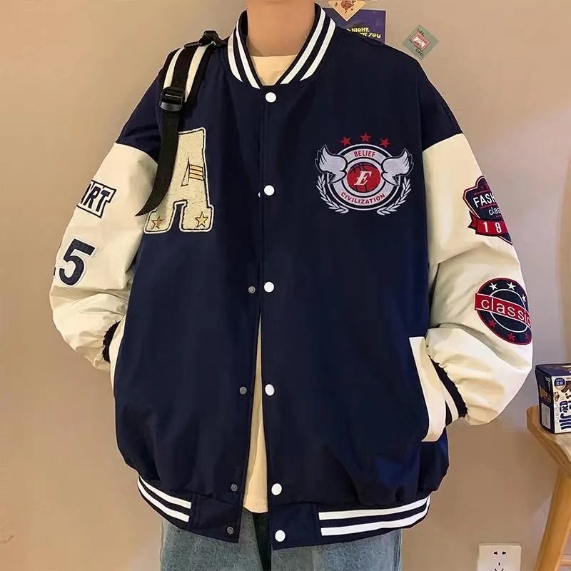 Unisex varsity jacket for women and men korean style vintage ...