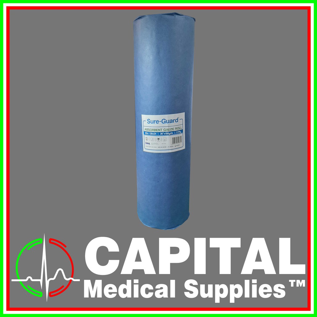 Disposable Gauze Roll 36x100 yard 24x28 Mesh , (PARTNERS/SUREGUARD) Shopee Philippines
