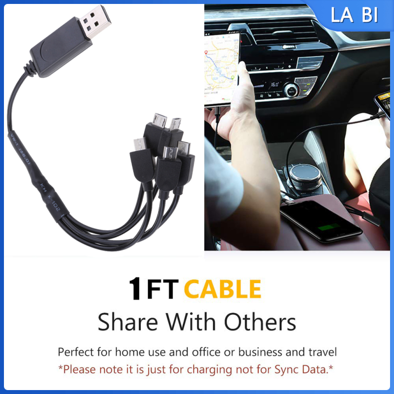 1/2/3/4/5 In1 USB Android Data Lines Micro USB Multi-Function Charging ...