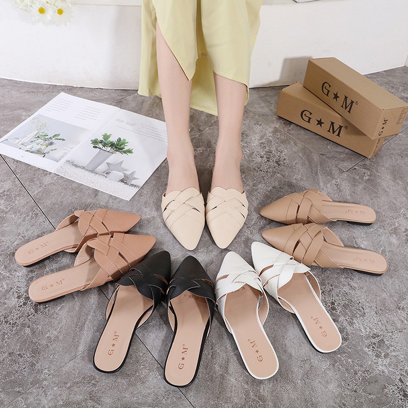 Flat half shoes hotsell