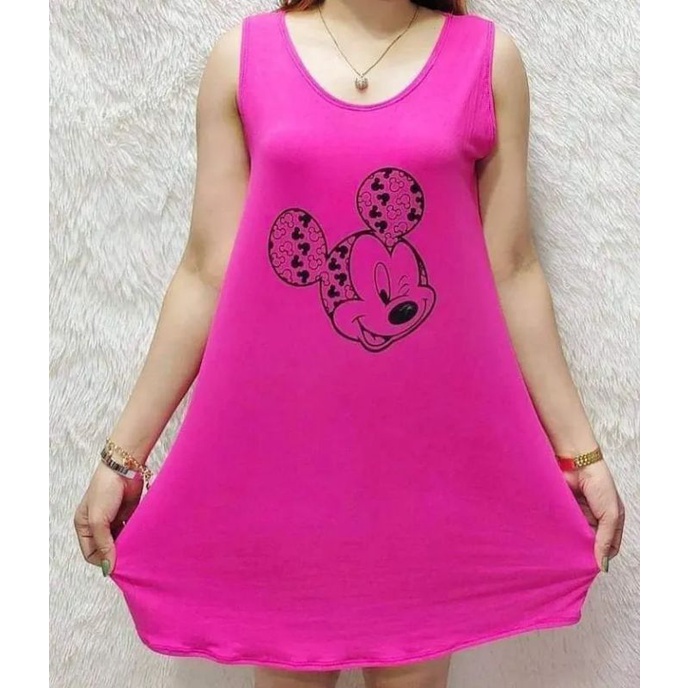knee length dresses for ladies Disney Mickey Mouse Cami Matching Family Dress main image 0