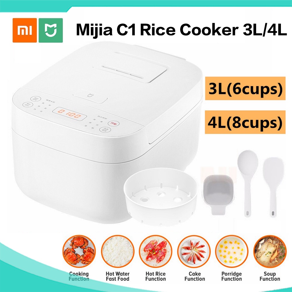 Xiaomi Mijia C1 Rice Cooker 3L 4L Automatic Cooking 24 Modes Customized
