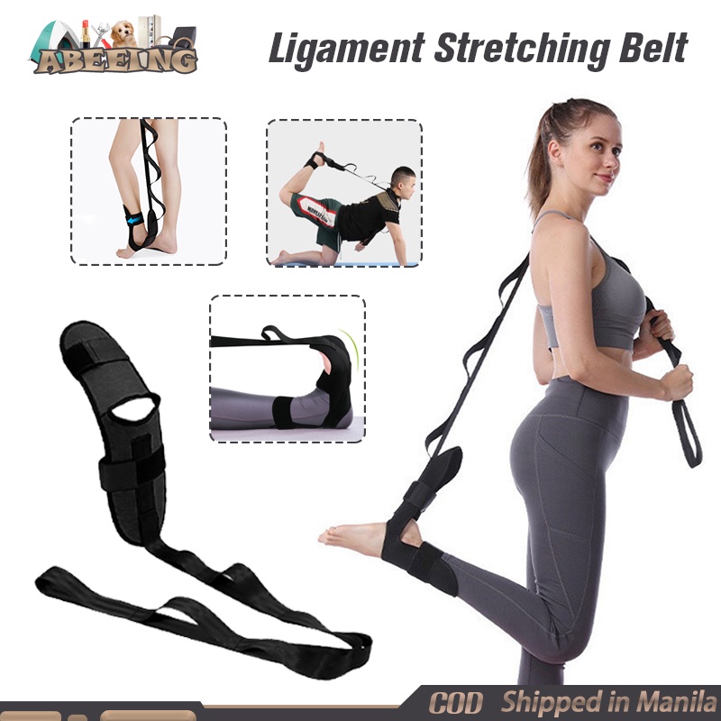 Amfrpar Sangle Yoga Fascia Stretcher Sangle d'exercice Sangle D'etirement de Yoga Bandes élastiques Sangle de Yoga Ceinture élastique de Yoga pour Physiothérapie Réadaptation Pilates Danse Yoga