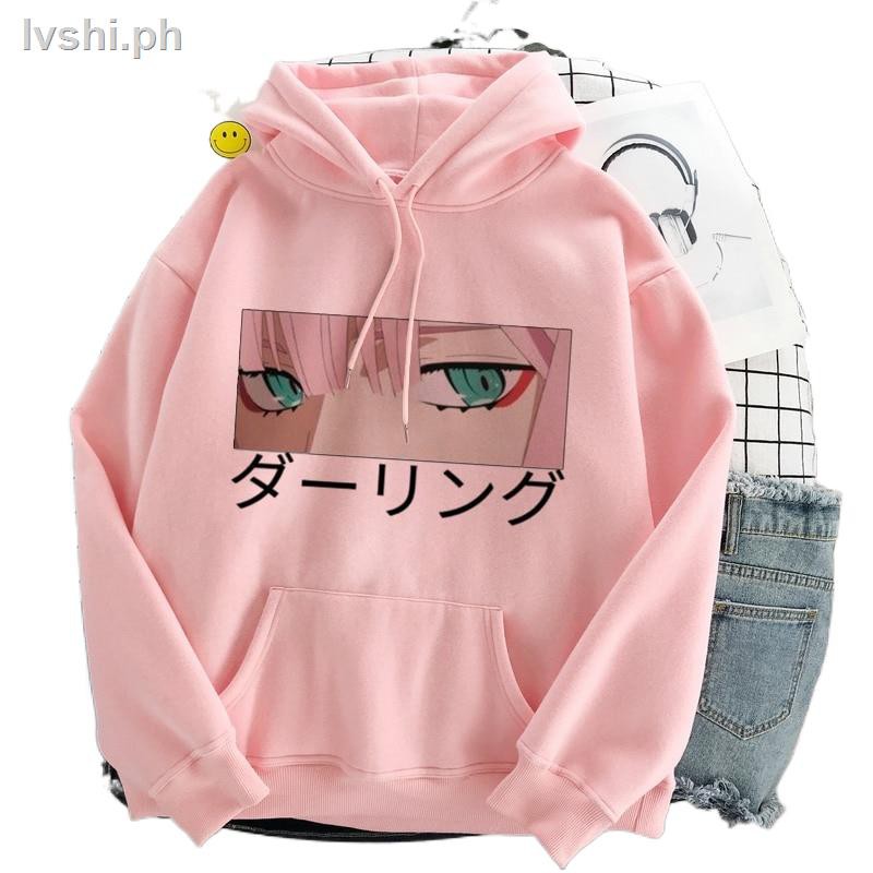 Sweat Oversize Harajuku Winter Zero Two Graphic Vintage Anime