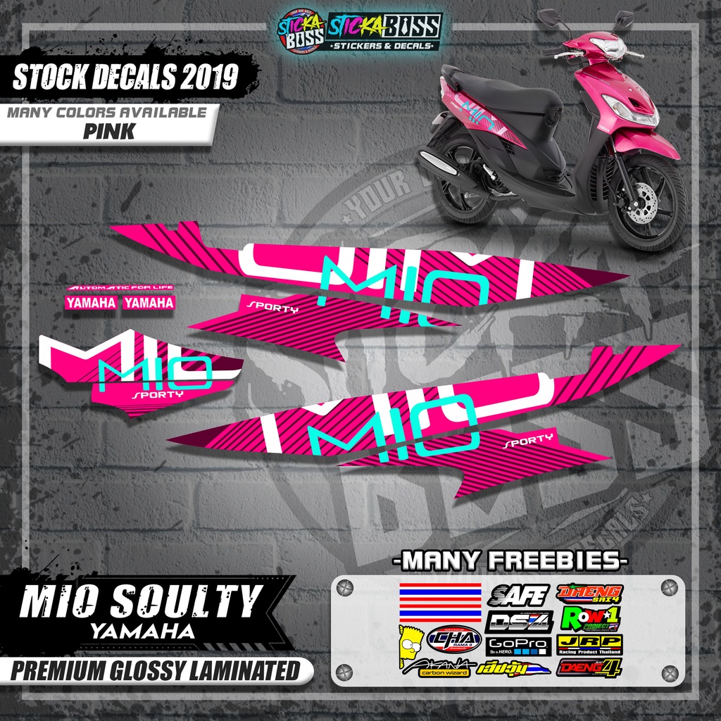 STICKER DECALS for MIO SOULTY STOCK (MSO20DE ) By STICKABOSS (SOFIE ...