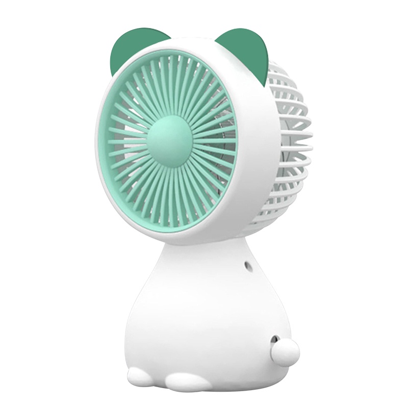 Electric Desk Fan Rechargeable Mini Portable for School Kids with Stand ...