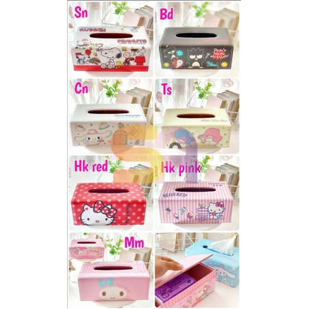 TISSUE PLACE/ SANRIO HARDCASE TISSUE BOX - HELLOKITTYMYMELODY ...