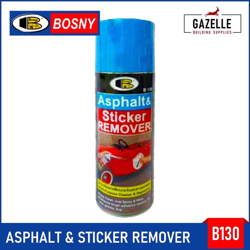 Bosny Asphalt & Sticker Remover Spray B130 - 400cc | Shopee Philippines