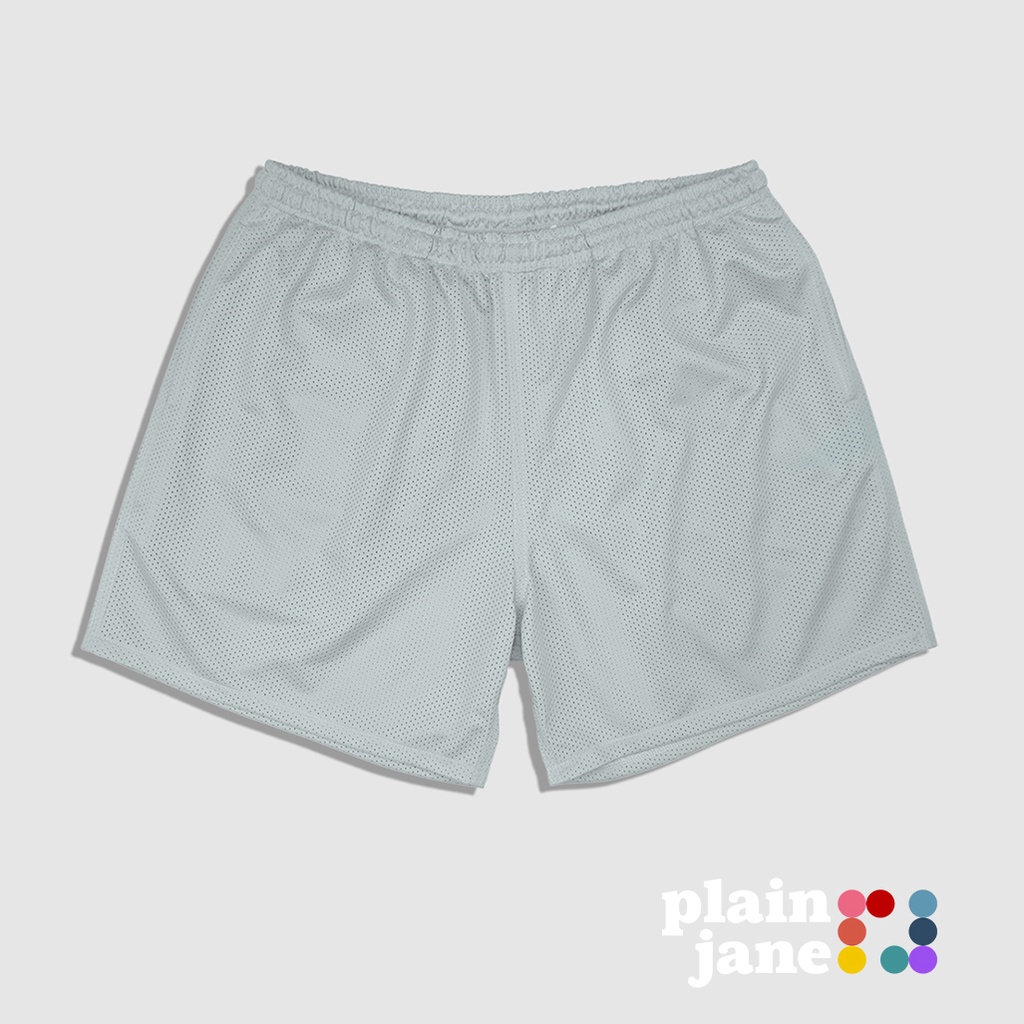 Plain Jane Easy Track Shorts - Platinum Gray
