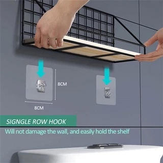 4/10/20PCS Door Hook Adhesive Wall Hooks Transparent Anti-skid Traceless  Heavy Duty Stick on Hook Bathroom Kitchen Wall Stickers