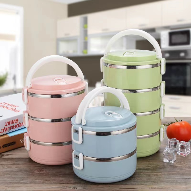 3 Layers Stainless Steel Lunch Box High Quality Thermo Bento Box ...