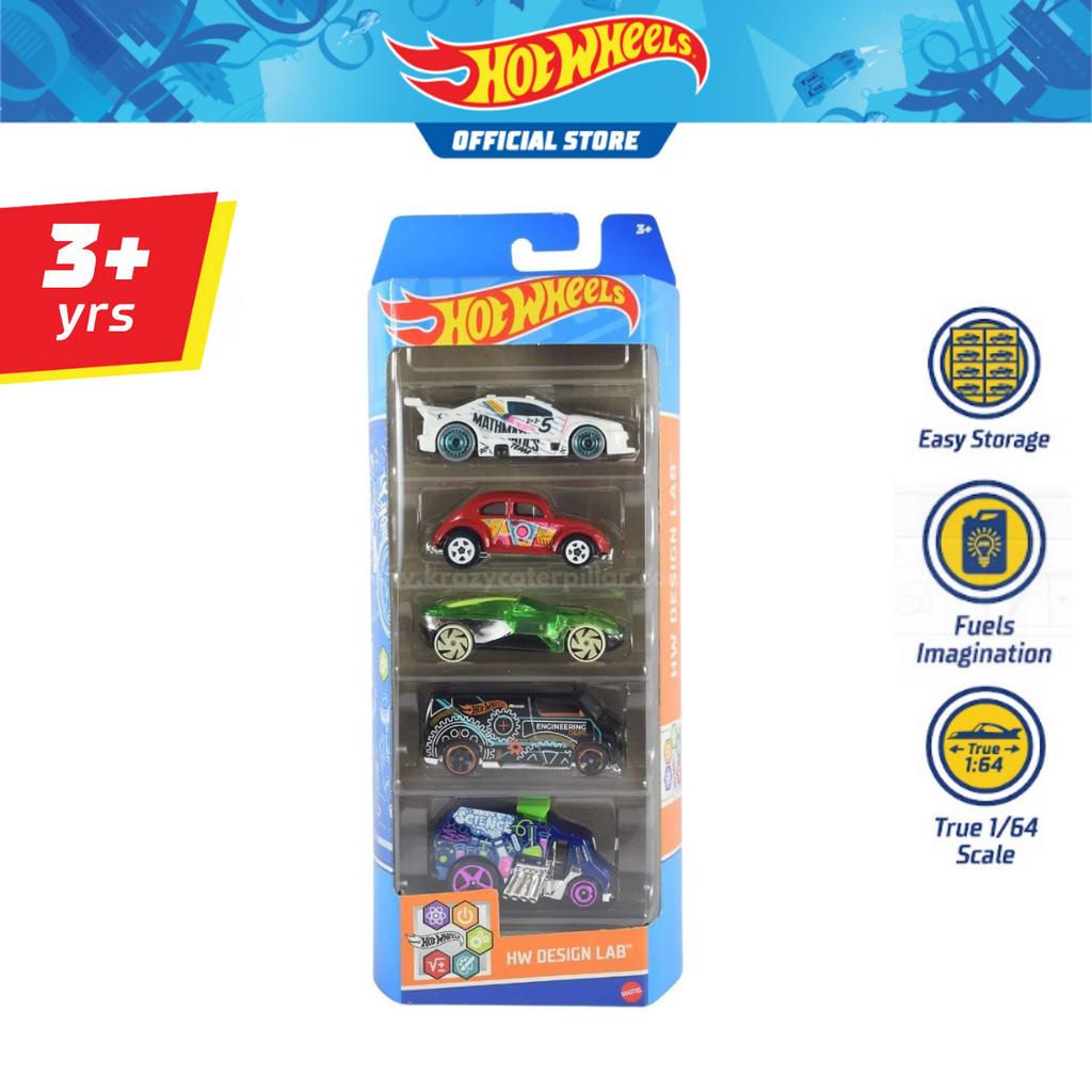 Hot Wheels Design Lab 164 5 Cars Gift Pack Toy Gift for Kids and Boys