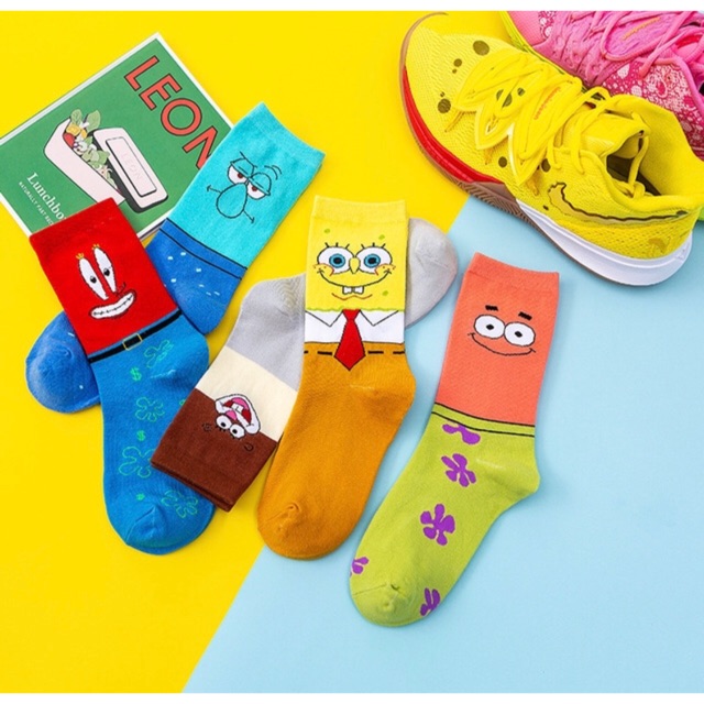 Spongebob shop socks kyrie