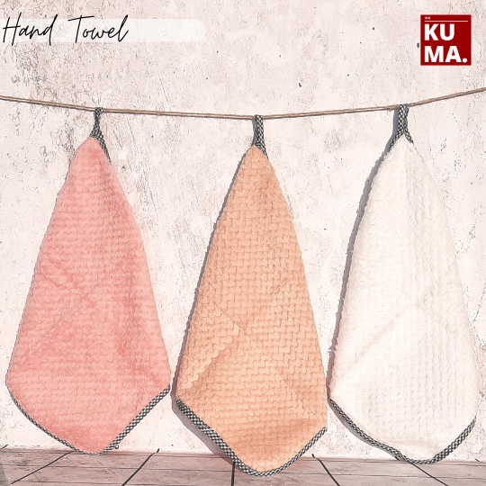 Coral Hand Washcloth Soft Material Aesthetic Dish Washer 25 x 25 cm