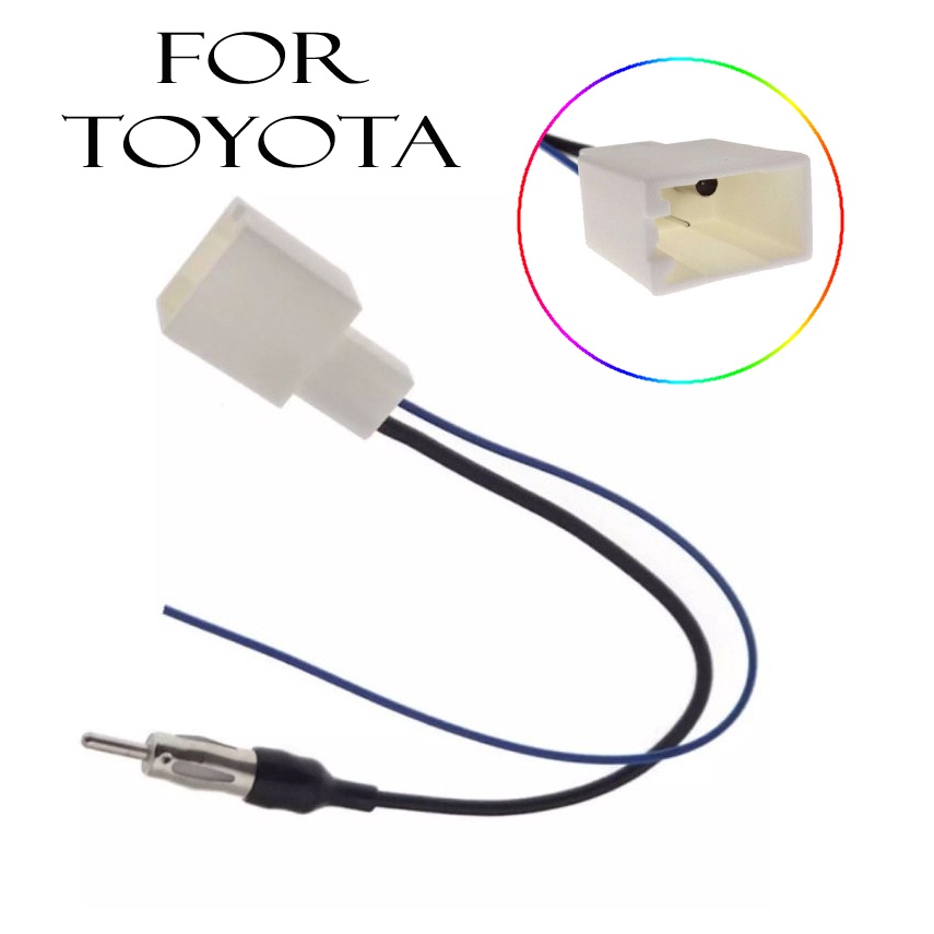 TOYOTA Car Radio Antenna Adapter Female Connector Wire Cable ...