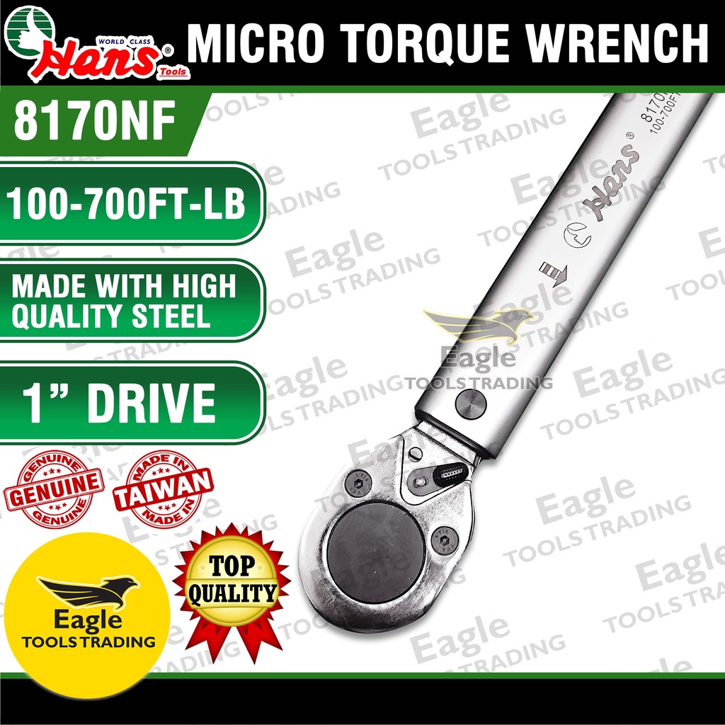 Hans Micro Torque Wrench 8170NF 100-700ft-Lbs 48 inches length 1