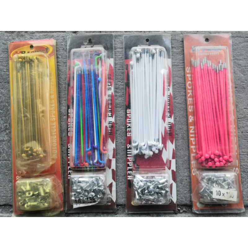 COLORED SPOKES 10×155 by 17 | Shopee Philippines