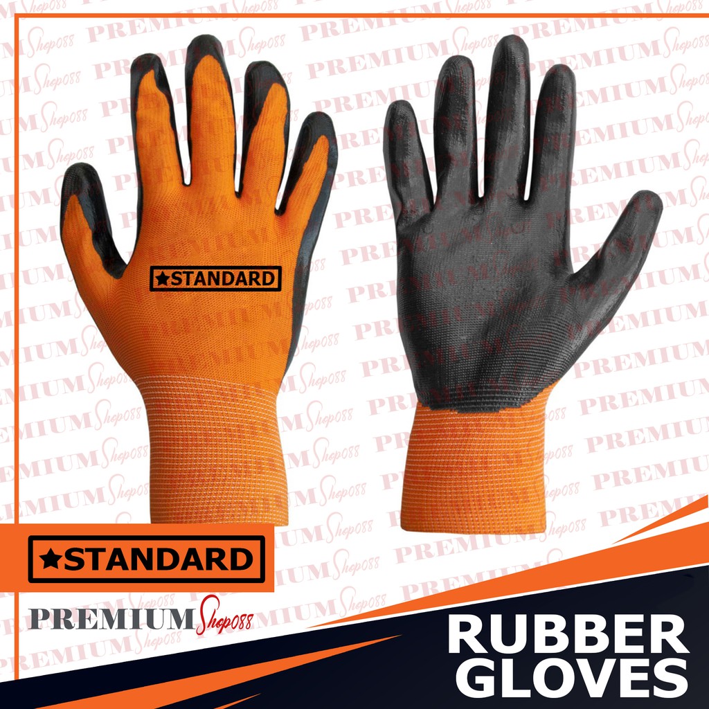 Safety rubber clearance gloves