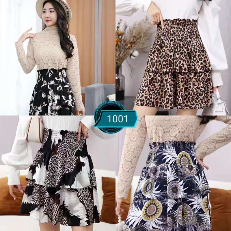 Floral skirt outlet shopee