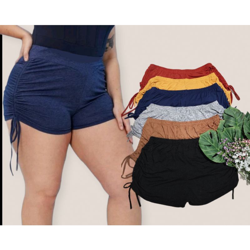 PLUS SIZE SHORT STRING SIDE (L-2XL) | Shopee Philippines