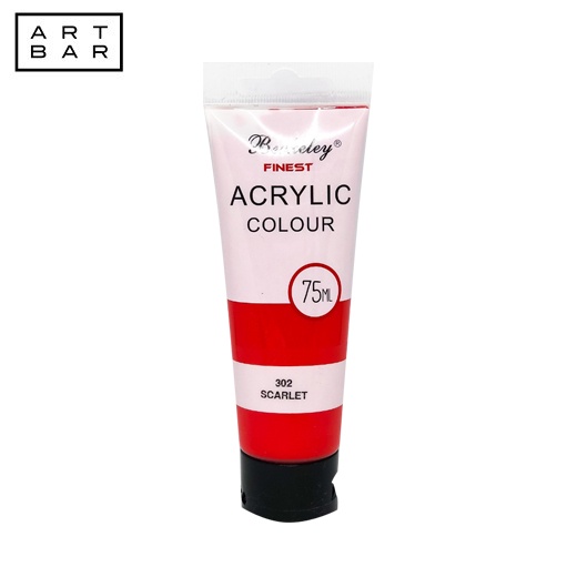 Berkeley Acrylic Color 302 75ml Finest Scarlet (Paint) - Art Bar PH ...
