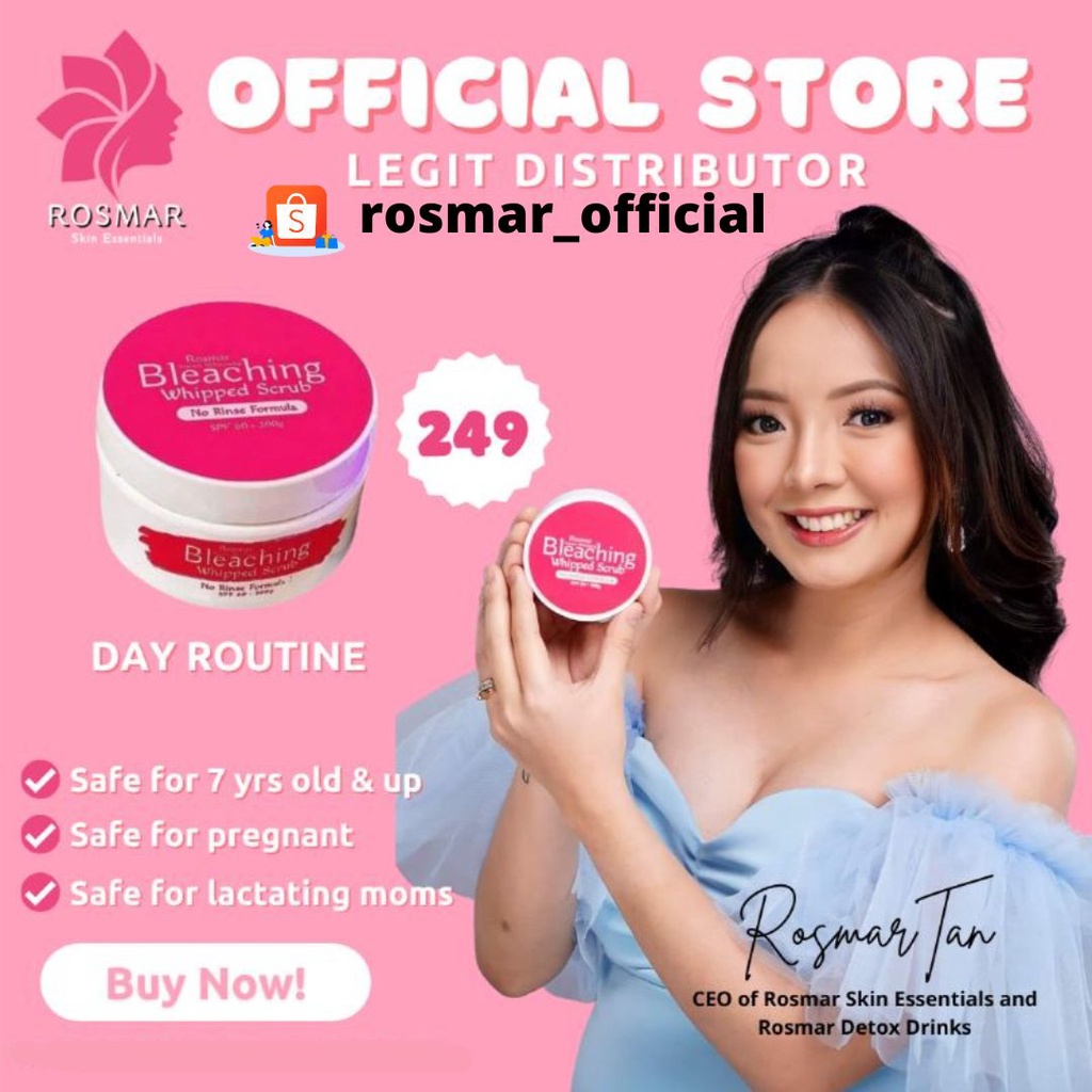 ROSMAR BLEACHING WHIPPED SCRUB | Shopee Philippines