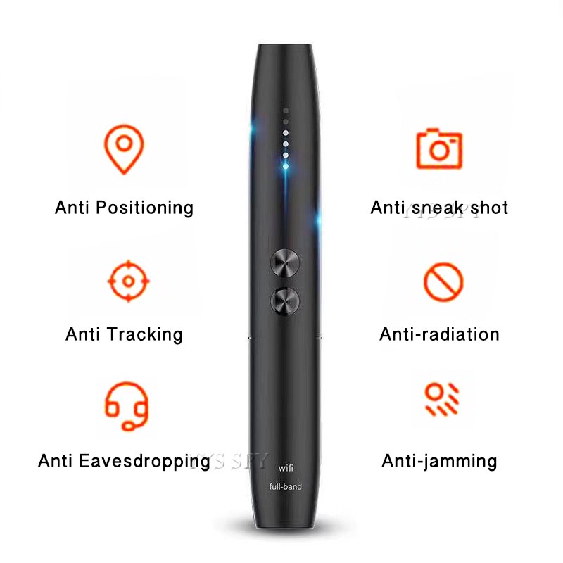 Portable Anti Candid Hidden Camera Detector Pen Wifi RF Signal