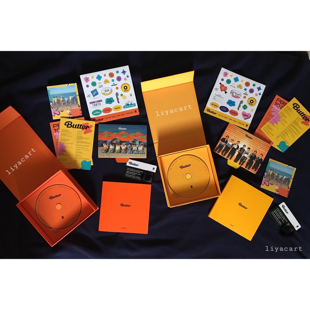 ONHAND BTS BUTTER ALBUM (PEACHES AND CREAM VERSION) with POB POSTER