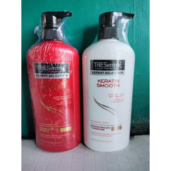 Keratin Blow Dry Tresseme Keratin Smooth Shampoo And Conditioner 600ml Shopee Philippines 