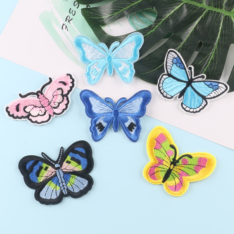 Vsco Colorful Butterfly Patch Diy Sewiron On Embroidery Badges Patches Shopee Philippines 8203