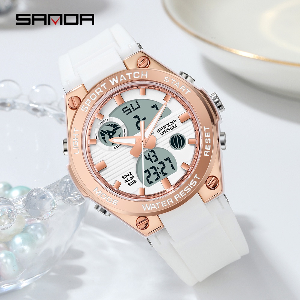 SANDA 2021 Top Brand Fashion Women s Watches Waterproof Sports