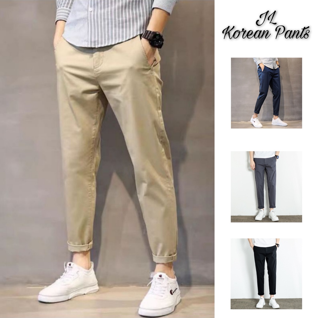 TROUSER PANTS STRETCHABLE (PLAIN)