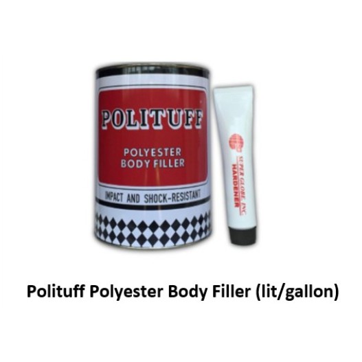 Polituff Polyester Body Filler with Hardener Pangmasilya Gallonlit