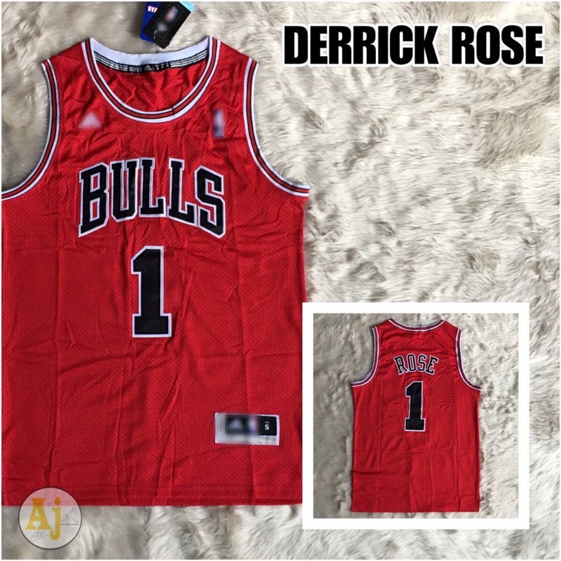 Chicago bulls Derrick rose basketball jersey