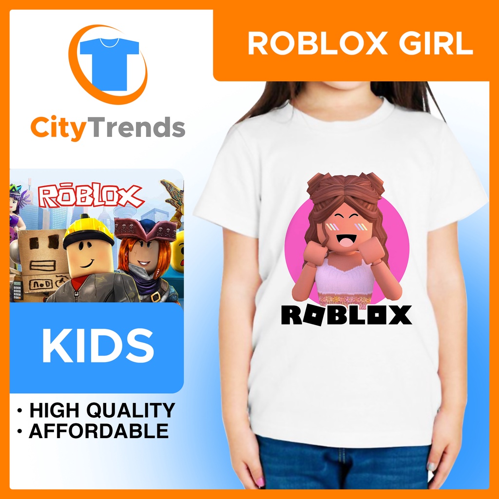 Roblox Girl Tshirt Roblox Girl Shirt Roblox Shirt Roblox Girl t shirt Robloxs shirt Shopee Philippines
