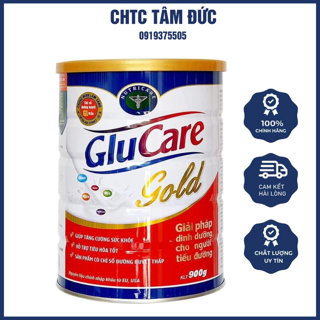 Glucare Gold Nutricare Nutritional Milk Powder 900gr Nutritional