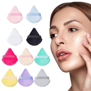 8Pcs Makeup Sponge Set Mini Finger Puff Triangle Powder Puff Soft