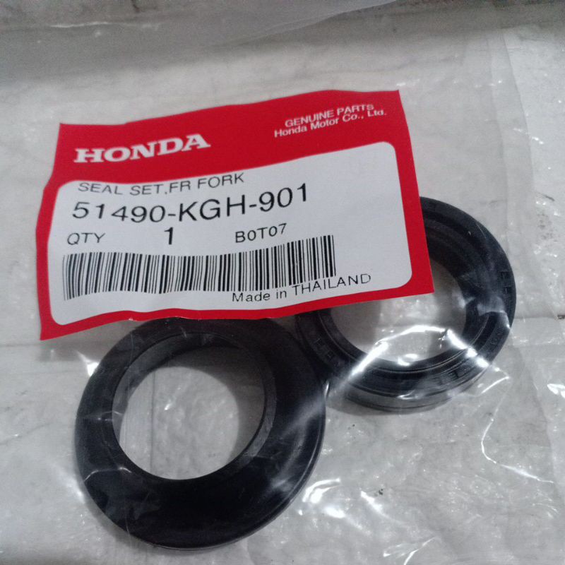 CLICK/BEAT/XRM/WAVE FRONT FORK OILSEAL ORIGINAL HONDA SET OILSEAL ...