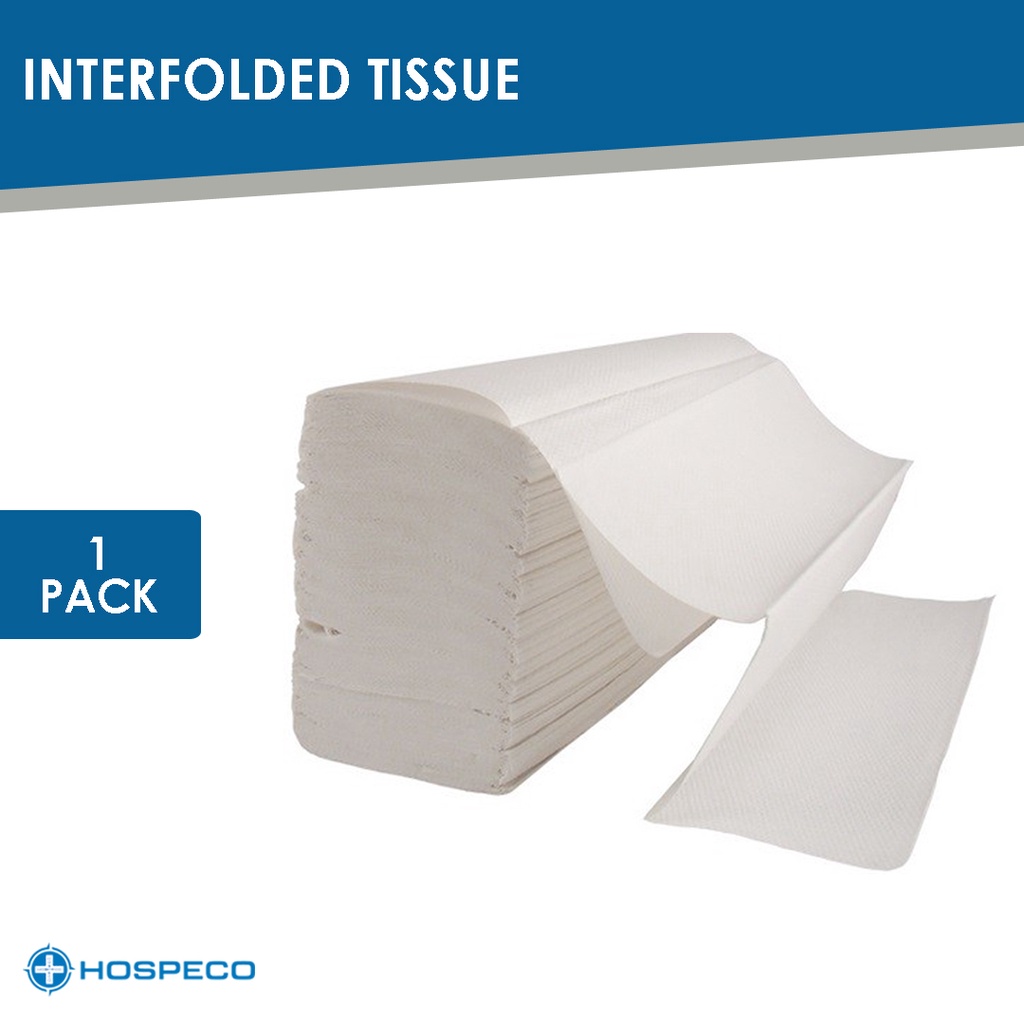 Interfolded Tissue 175 pulls 1 Ply Virgin Pulp | HOSPECO | Shopee ...